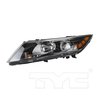 Tyc Products Tyc Capa Certified Headlight Assembly, 20-12554-90-9 20-12554-90-9